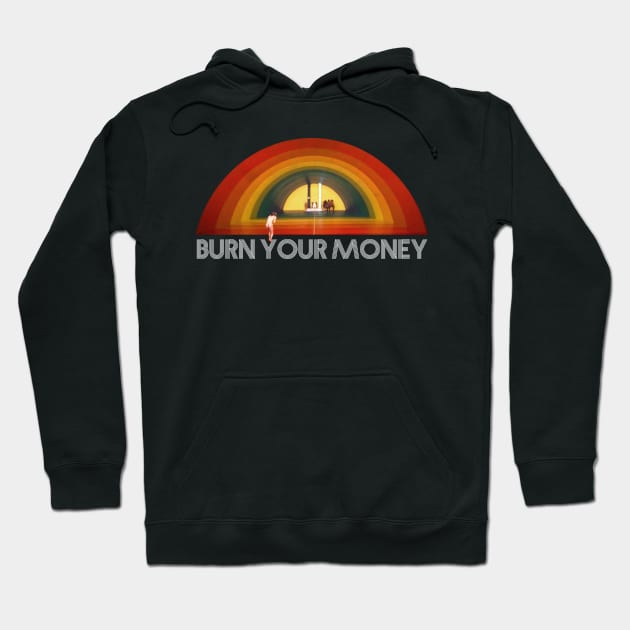 Rainbow Room (Burn Your Money) Hoodie by Fjordly